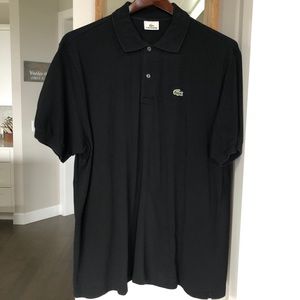🐊NWOT Black Lacoste Polo🐊